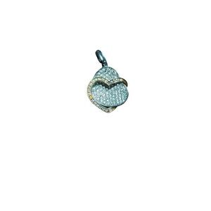 Park Lane double heart cubic zirconia pendant